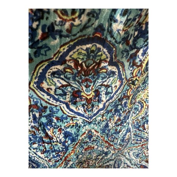 Go Softly Patio Dress - 2X Paisley Blue - 100% Rayon - Brand New - Picture 4 of 4